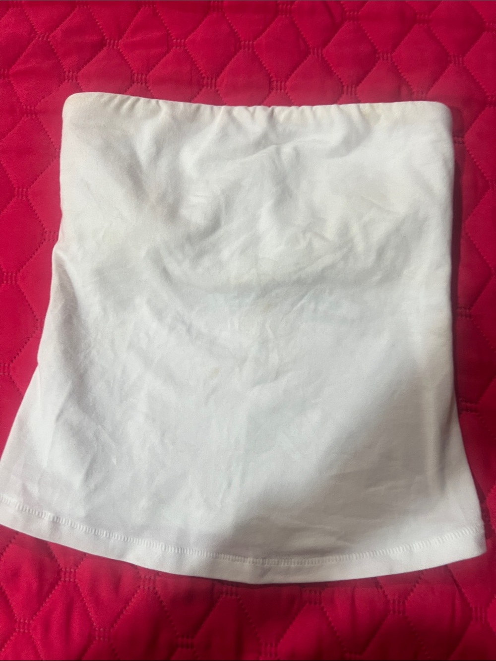 SKIMS White Strapless Tube Top NWT